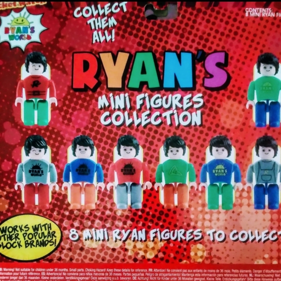 New Ryan's World 8 Figures For Collection - Picture 4 of 5